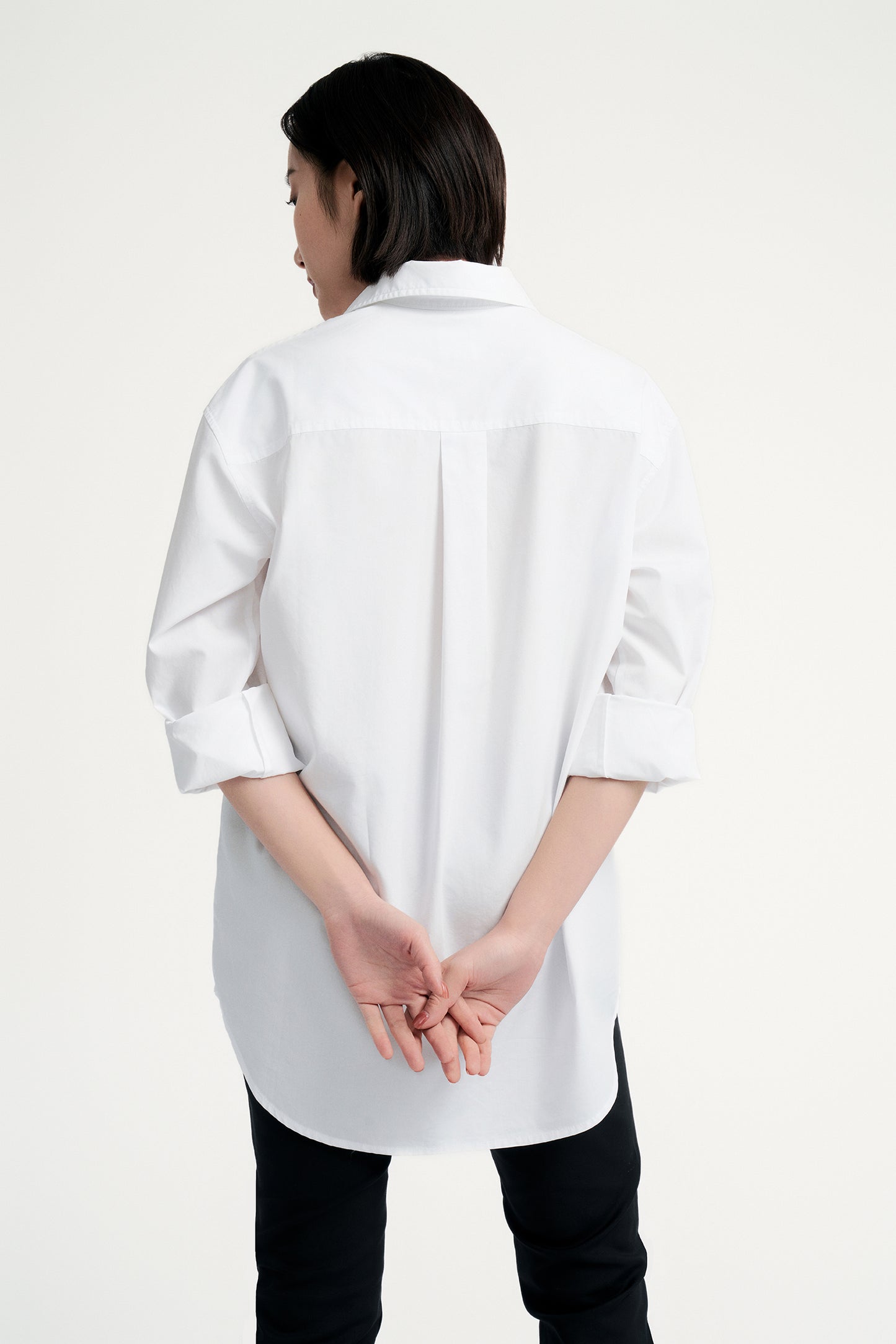 Boyfriend Poplin Shirt - White