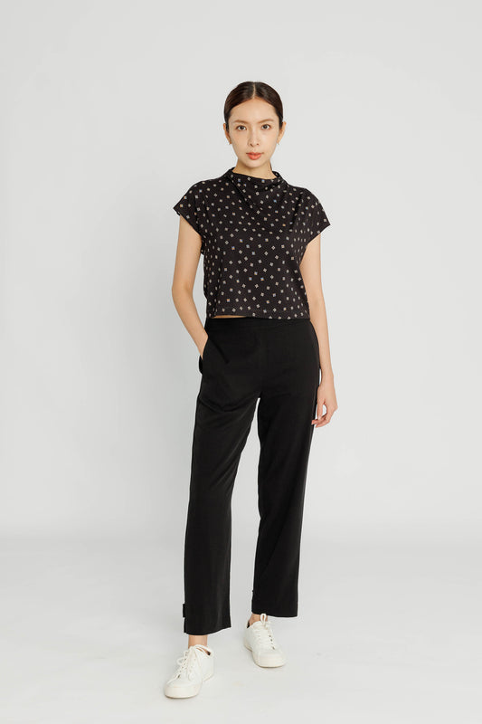 Convertible Crop Pant - Black