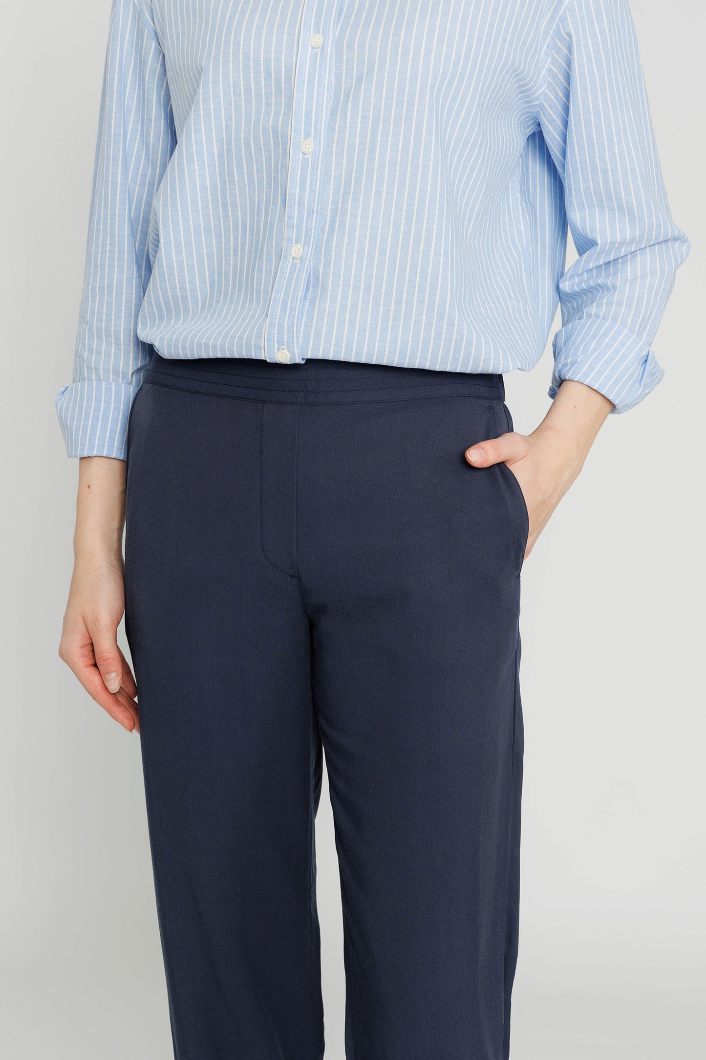 Convertible Crop Pant - Deepwater