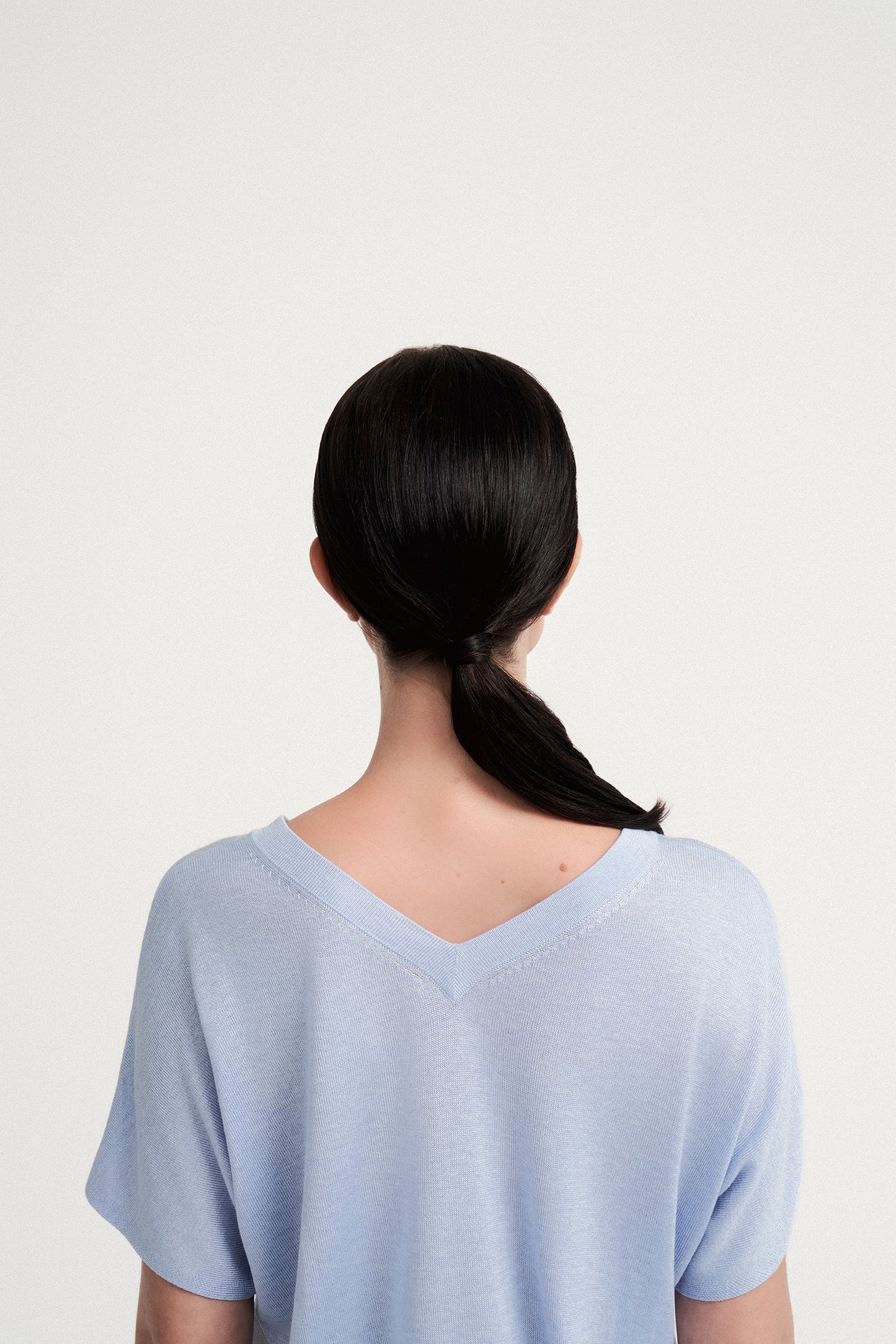 Multi-way Relaxed Pullover  - Blue Iris