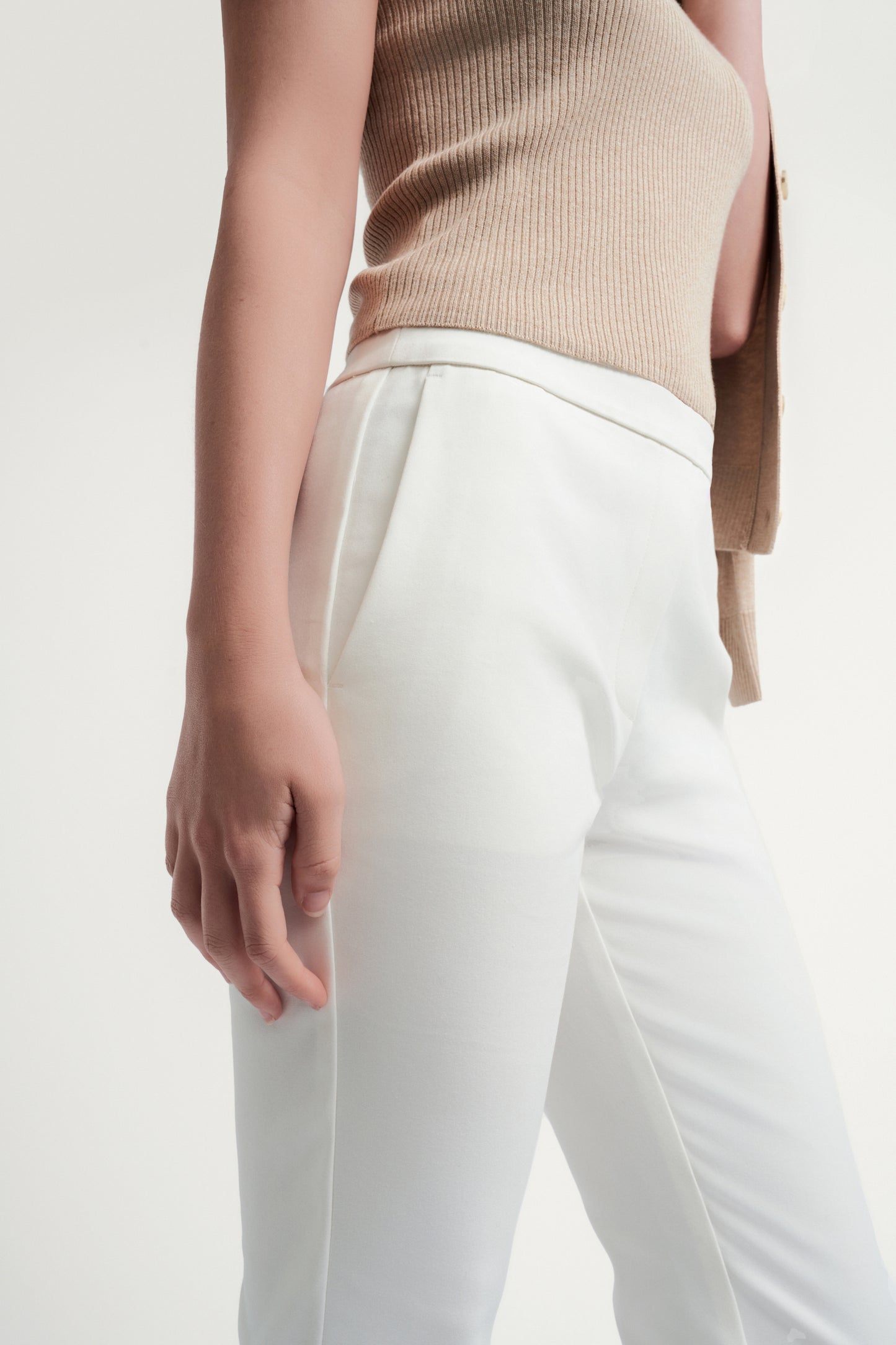 Pull-on Slim Chino - Vanilla