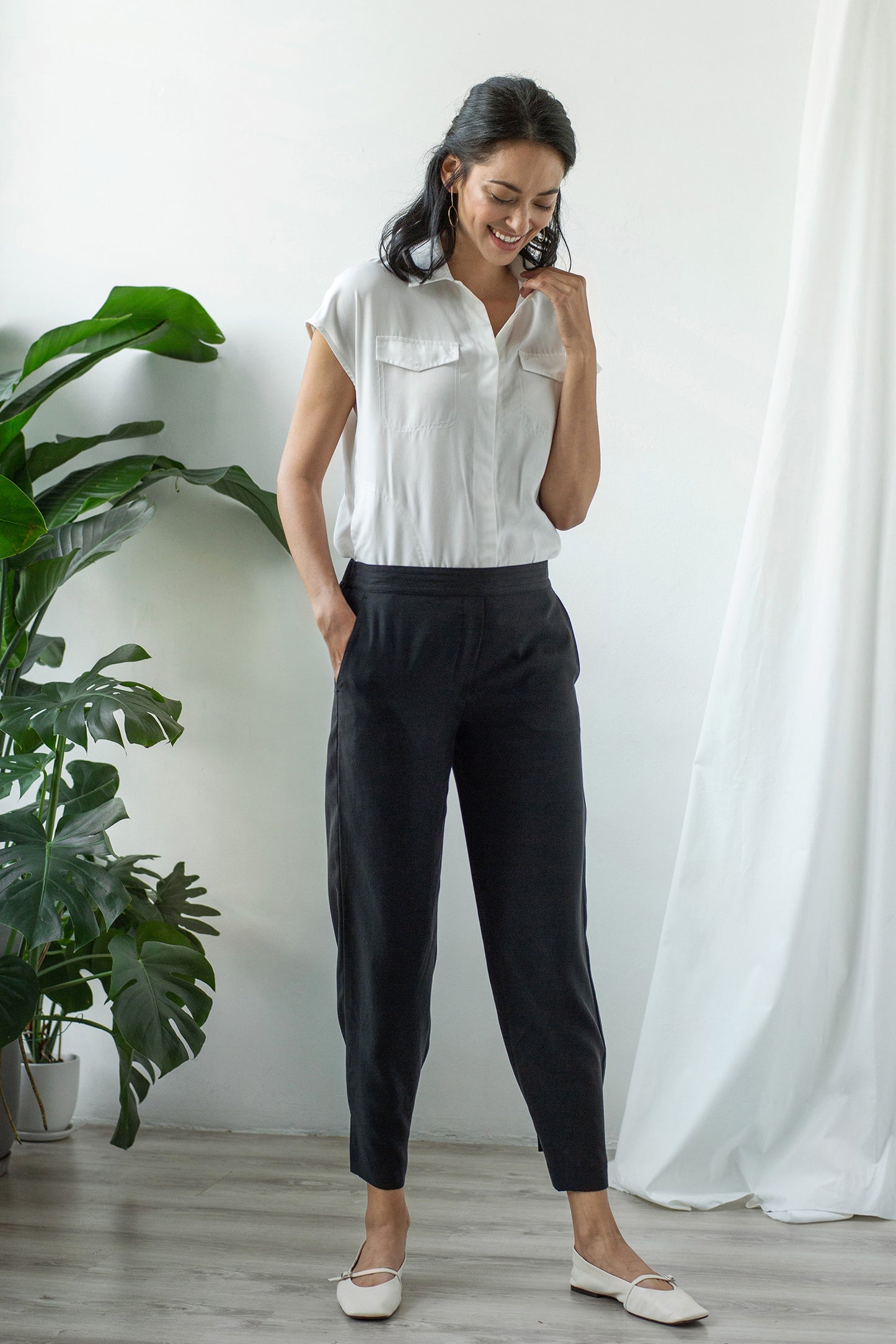 Convertible Crop Pant - Black