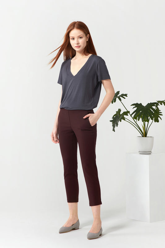 Pull-on Slim Chino (classic) - Chocolate